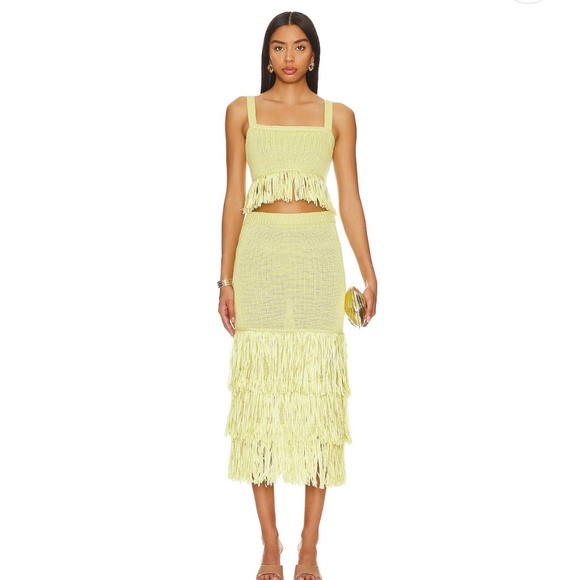 Saylor Shanda Set in Chartreuse in Size Small - Picture 1 of 1